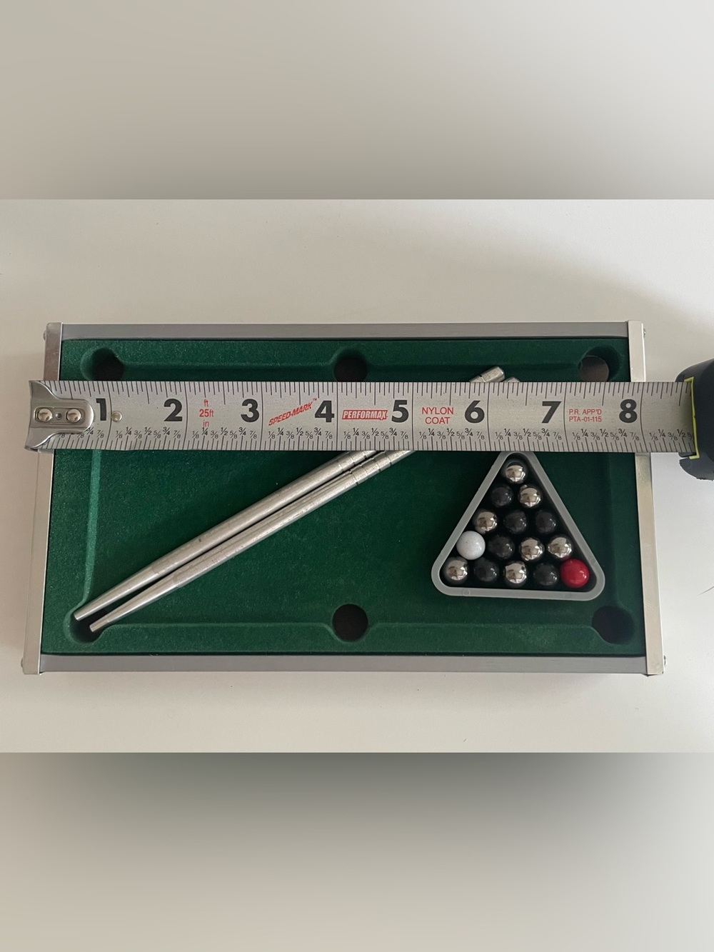 Mini Desktop Pool Game Set - Picture 3 of 10